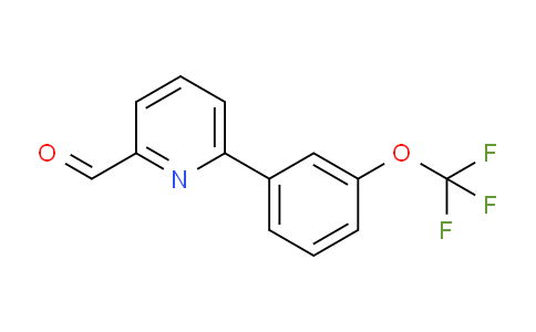 CAS No. 887980-16-7, 6-[3-(Trifluoromethoxy)phenyl]-2-pyridinecarbaldehyde