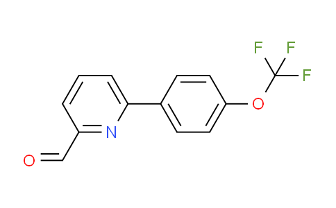 CAS No. 887979-25-1, 6-[4-(Trifluoromethoxy)phenyl]-2-pyridinecarbaldehyde