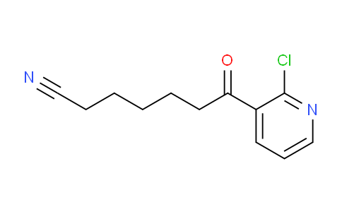CAS No. 890100-80-8, 7-(2-Chloro-3-pyridyl)-7-oxoheptanenitrile