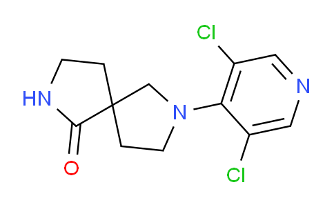 CAS No. 1956356-23-2, 7-(3,5-Dichloropyridin-4-yl)-2,7-diazaspiro[4.4]nonan-1-one