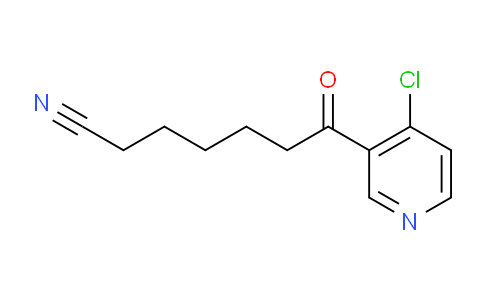 CAS No. 890100-90-0, 7-(4-Chloro-3-pyridyl)-7-oxoheptanenitrile