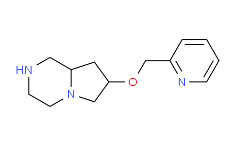 CAS No. 1422060-85-2, 7-(Pyridin-2-ylmethoxy)octahydropyrrolo[1,2-a]pyrazine