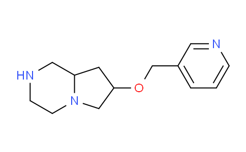 CAS No. 1422057-80-4, 7-(Pyridin-3-ylmethoxy)octahydropyrrolo[1,2-a]pyrazine