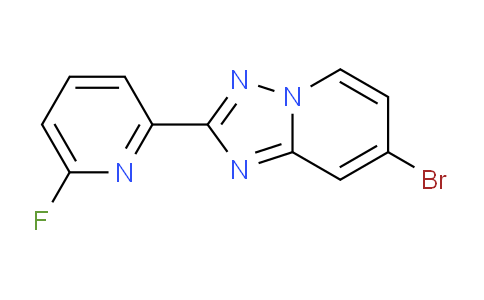 CAS No. 1380332-07-9, 7-Bromo-2-(6-fluoropyridin-2-yl)-[1,2,4]triazolo[1,5-a]pyridine