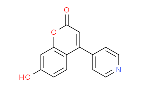 CAS No. 92906-36-0, 7-Hydroxy-4-(pyridin-4-yl)-2H-chromen-2-one