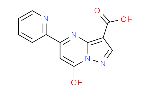 CAS No. 1646543-40-9, 7-Hydroxy-5-(pyridin-2-yl)pyrazolo[1,5-a]pyrimidine-3-carboxylic acid