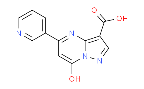 CAS No. 1713639-47-4, 7-Hydroxy-5-(pyridin-3-yl)pyrazolo[1,5-a]pyrimidine-3-carboxylic acid