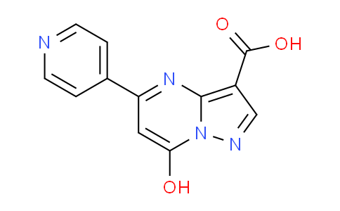 CAS No. 1707372-70-0, 7-Hydroxy-5-(pyridin-4-yl)pyrazolo[1,5-a]pyrimidine-3-carboxylic acid