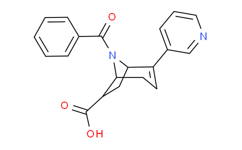 CAS No. 1212286-89-9, 8-Benzoyl-2-(pyridin-3-yl)-8-azabicyclo[3.2.1]oct-2-ene-6-carboxylic acid