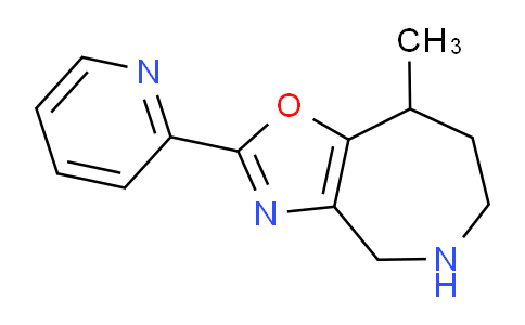 CAS No. 1247885-34-2, 8-Methyl-2-(pyridin-2-yl)-5,6,7,8-tetrahydro-4H-oxazolo[4,5-c]azepine
