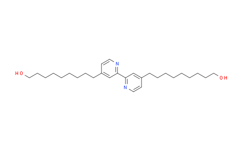 CAS No. 827605-89-0, 9,9'-([2,2'-Bipyridine]-4,4'-diyl)bis(nonan-1-ol)