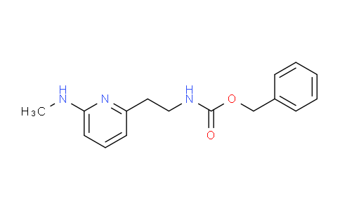 CAS No. 1220596-13-3, Benzyl (2-(6-(methylamino)pyridin-2-yl)ethyl)carbamate