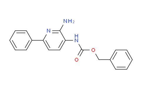 CAS No. 1097196-25-2, Benzyl (2-amino-6-phenylpyridin-3-yl)carbamate