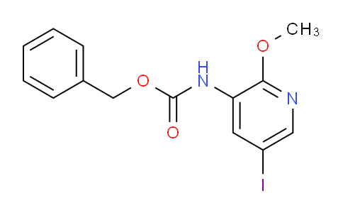 CAS No. 893440-43-2, Benzyl (5-iodo-2-methoxypyridin-3-yl)carbamate