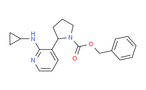 CAS No. 1352515-52-6, Benzyl 2-(2-(cyclopropylamino)pyridin-3-yl)pyrrolidine-1-carboxylate