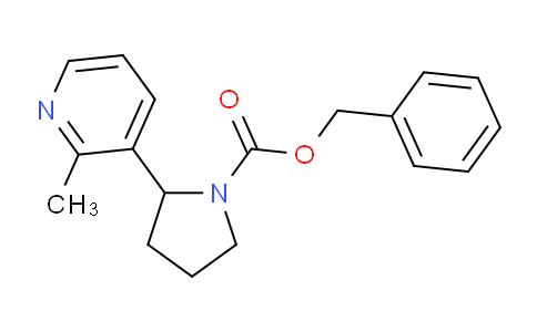 CAS No. 1352532-66-1, Benzyl 2-(2-methylpyridin-3-yl)pyrrolidine-1-carboxylate
