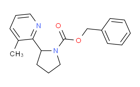 CAS No. 1352499-17-2, Benzyl 2-(3-methylpyridin-2-yl)pyrrolidine-1-carboxylate