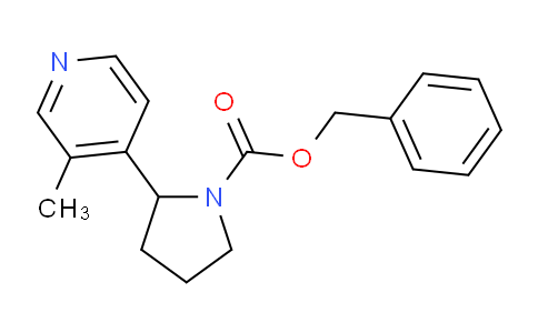 CAS No. 1352523-07-9, Benzyl 2-(3-methylpyridin-4-yl)pyrrolidine-1-carboxylate
