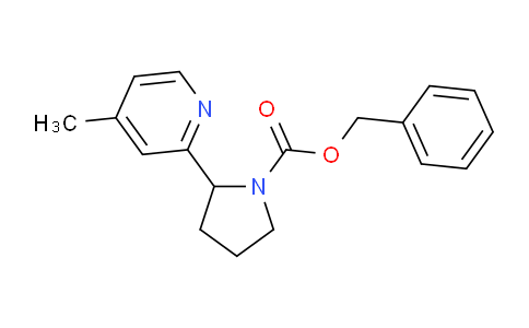 CAS No. 1352533-61-9, Benzyl 2-(4-methylpyridin-2-yl)pyrrolidine-1-carboxylate