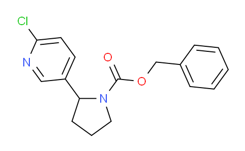 CAS No. 1352499-60-5, Benzyl 2-(6-chloropyridin-3-yl)pyrrolidine-1-carboxylate