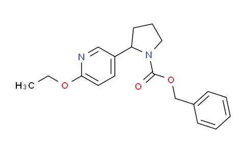 CAS No. 1352537-57-5, Benzyl 2-(6-ethoxypyridin-3-yl)pyrrolidine-1-carboxylate