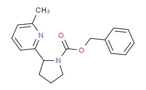 CAS No. 1352499-04-7, Benzyl 2-(6-methylpyridin-2-yl)pyrrolidine-1-carboxylate