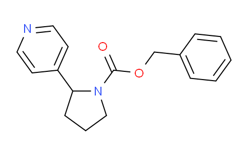 CAS No. 1352498-95-3, Benzyl 2-(pyridin-4-yl)pyrrolidine-1-carboxylate