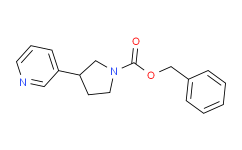 CAS No. 1225218-97-2, Benzyl 3-(pyridin-3-yl)pyrrolidine-1-carboxylate