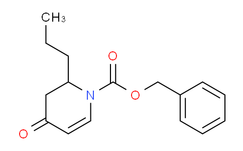 CAS No. 145100-54-5, Benzyl 4-oxo-2-propyl-3,4-dihydropyridine-1(2H)-carboxylate