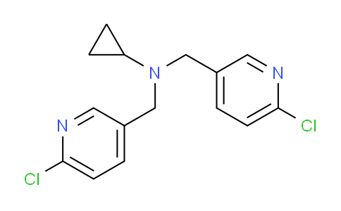 CAS No. 1146080-51-4, Bis-(6-chloro-pyridin-3-ylmethyl)-cyclopropyl-amine