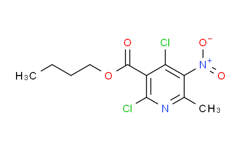 CAS No. 1427019-89-3, Butyl 2,4-dichloro-6-methyl-5-nitronicotinate