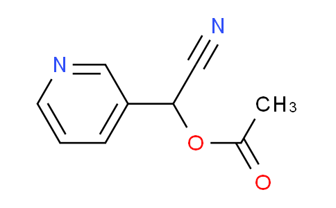 CAS No. 129803-30-1, Cyano(pyridin-3-yl)methyl acetate