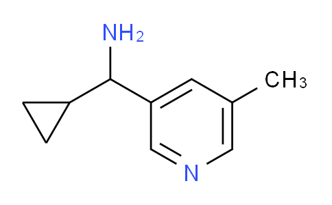 CAS No. 1270418-67-1, Cyclopropyl(5-methylpyridin-3-yl)methanamine