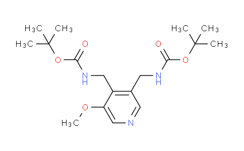 CAS No. 1142191-99-8, Di-tert-butyl ((5-methoxypyridine-3,4-diyl)bis(methylene))dicarbamate