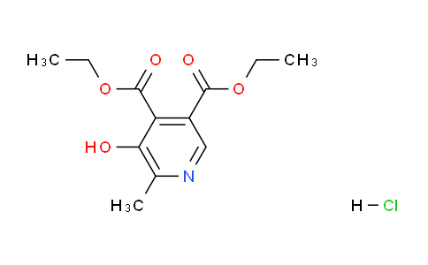 CAS No. 3307-86-6, Diethyl 5-hydroxy-6-methylpyridine-3,4-dicarboxylate hydrochloride