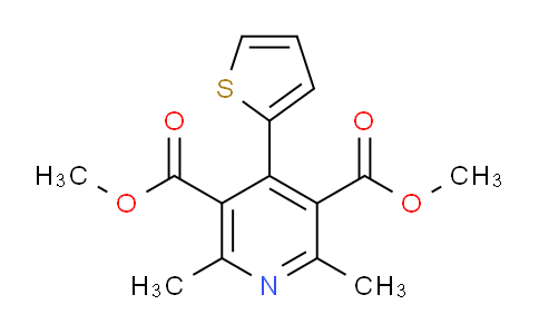 CAS No. 219701-24-3, Dimethyl 2,6-dimethyl-4-(thiophen-2-yl)pyridine-3,5-dicarboxylate