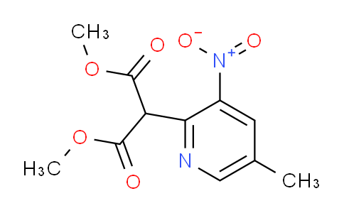 CAS No. 1820641-61-9, Dimethyl 2-(5-methyl-3-nitropyridin-2-yl)malonate