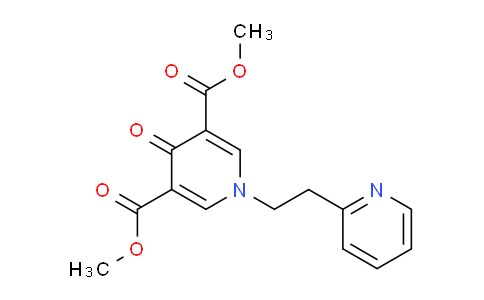 CAS No. 1785763-38-3, Dimethyl 4-oxo-1-(2-(pyridin-2-yl)ethyl)-1,4-dihydropyridine-3,5-dicarboxylate