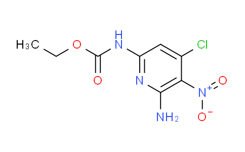 CAS No. 6506-86-1, Ethyl (6-amino-4-chloro-5-nitropyridin-2-yl)carbamate