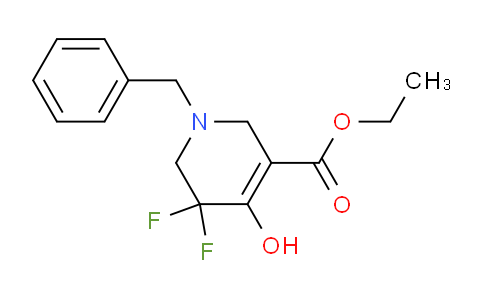 CAS No. 851314-56-2, Ethyl 1-benzyl-5,5-difluoro-4-hydroxy-1,2,5,6-tetrahydropyridine-3-carboxylate