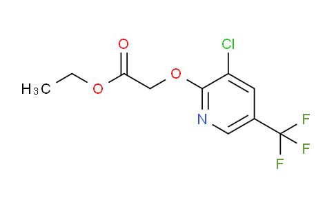 CAS No. 1299607-81-0, Ethyl 2-((3-chloro-5-(trifluoromethyl)pyridin-2-yl)oxy)acetate