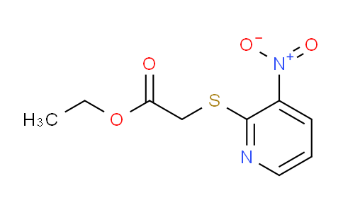 CAS No. 24100-65-0, Ethyl 2-((3-nitropyridin-2-yl)thio)acetate