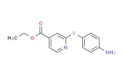 CAS No. 1415719-18-4, Ethyl 2-((4-aminophenyl)thio)isonicotinate