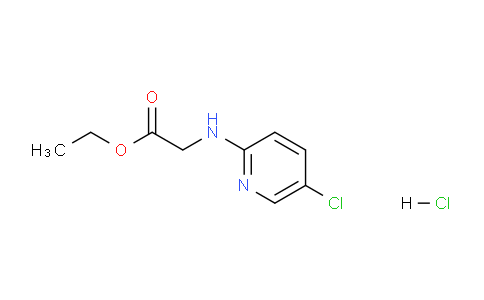 CAS No. 1956332-71-0, Ethyl 2-((5-chloropyridin-2-yl)amino)acetate hydrochloride