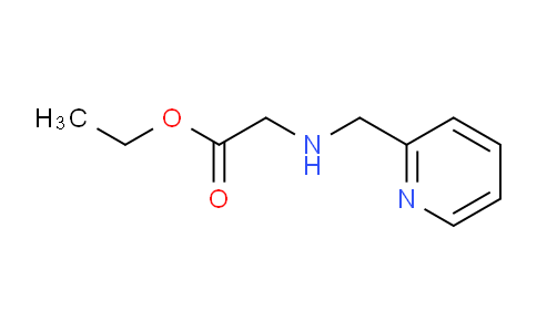 CAS No. 62402-24-8, Ethyl 2-((pyridin-2-ylmethyl)amino)acetate