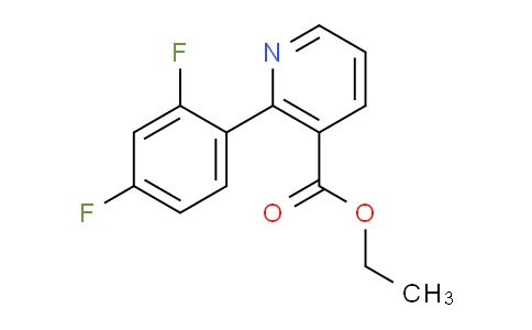 CAS No. 1219503-87-3, Ethyl 2-(2,4-difluorophenyl)nicotinate