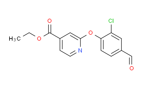 CAS No. 1415719-37-7, Ethyl 2-(2-chloro-4-formylphenoxy)isonicotinate