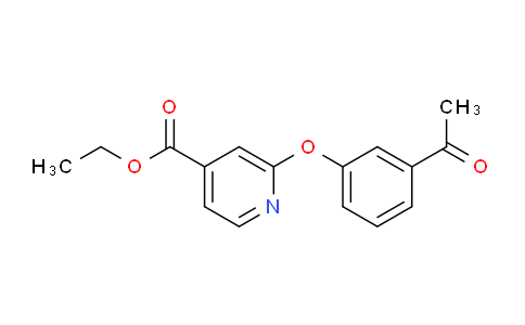 CAS No. 1415719-64-0, Ethyl 2-(3-acetylphenoxy)isonicotinate