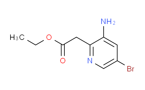 CAS No. 1379312-86-3, Ethyl 2-(3-amino-5-bromopyridin-2-yl)acetate
