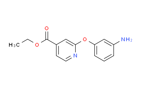 CAS No. 1415719-26-4, Ethyl 2-(3-aminophenoxy)isonicotinate